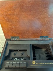 GE Classic Radio Player 7-4135A AM/FM Vintage Wood Cassette Tombstone Retro 80s