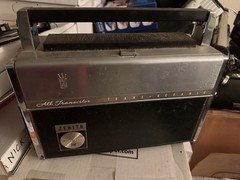 Zenith Transoceanic Royal 3000 Multiband All Transistor Radio & Log Book