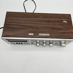 Vintage Soundesign 3970A AM FM Stereo Electronic Clock Radio Woodgrain Japan
