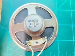 Vintage Hitachi KC600 3&Prime; speaker 16ohm .5w tested works