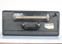 ZENITH Trans Oceanic Portable Radio Wave Magnet A600 BURGESS Needs Work