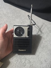Vintage PANASONIC Portable Am/Fm Radio Model RF-508 9v Battery Power Works As is