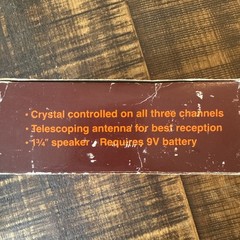 Vintage Realistic Pocket Weather Radio Shack Crystal Controlled National