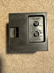 Realistic FM Deskube 12-182 Vintage Radio WORKS! Desk Cube