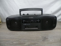 Vintage Sony CFS-200 AM/FM Radio Cassette-Corder Boombox 2-Way Speaker System