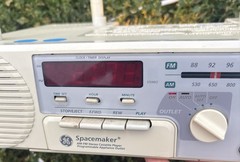 GE Spacemaker VTV AM FM Radio Cassette Player 7-4287A Under Counter Tested Works