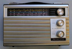 Vintage Peerless 1444 4-Band Transistor Radio Shortwave Marine AM FM Japan Works
