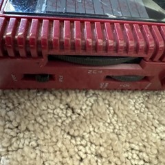 VTG Soundesign Model 2210 Red AM/FM Portable Radio Color Tunes 1980s Tested