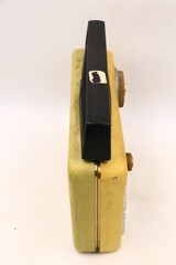 Motorola Yellow Portable Radio With Rotating Handle Antenna Model 5p32Y