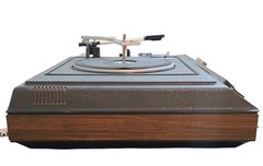 General Electric SC3213B Stereo Music System 8 Track Turntable Record Player