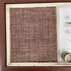 ✅️Vintage Antique Admiral Radio Wood Dual Speaker Y3921 for parts or repair