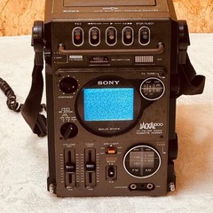 Sony FX-300 Jackal TV FM AM Receiver Cassette Recorder DC 12V 6W Audio Japan