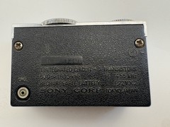 Vintage RARE Sony ICR-120 Miniature Compact AM Radio As Is For Parts & Repair