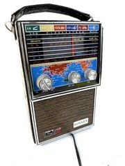 SONNET Model 181P AM/FM/Weather/Air/Police Receiver. Vtg Radio. Powers On.