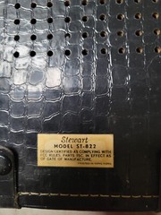 Vintage Stewart Portable Radio Am/fm Pb Air St-822