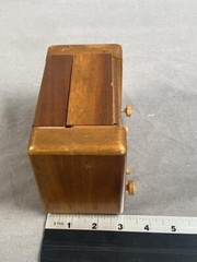 Cigarette Music Box in the Form of a Philips Radio 500A, c. 1950s promo item