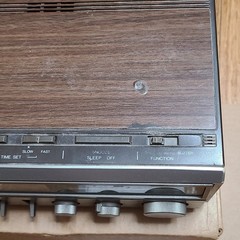 Vintage Sears SR 3000 Cassette AM/FM Alarm Clock Radio Parts Repair