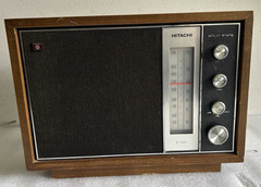 Vintage Panasonic K-780H FM AM 2-Band Wood Tabletop Radio 1975 Tested Works