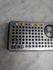 VINTAGE Stewart Seiko Portable AM Battery Solid State Radio ~UNTESTED