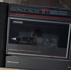 Vintage Sears SR3000 Series FM/AM Stereo Receiver Dual Cassette Not working