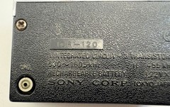 Vintage RARE Sony ICR-120 Miniature Compact AM Radio As Is For Parts & Repair