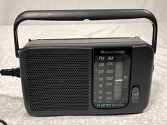 Vintage – Panasonic AM/FM Portable 8&Prime; Radio, RF-544 With A/C Power Cable Working