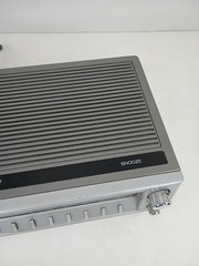 Vintage Silver Realistic Chronomatic 232 Alarm Clock Radio AM FM Tested Working