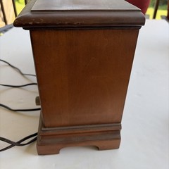 Vintage SEARS Silvertone AM/FM Table Radio Wood Cabinet Missing A Knob