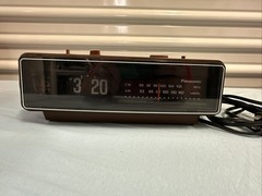 Panasonic Flip Clock AM FM Radio Groundhog Day RC-6030D Clock Works Radio Broke