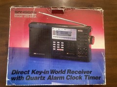 Vintage SANGEAN ATS – 803A PLL Synthesized World Band Radio w/ Power AC Adapter
