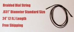 24&Prime; Dial Cord Braided Nylon Tuner String – Old Antique Vintage Tube Radio
