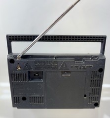 Vintage Panasonic Radio AM FM 2-Band Receiver Model RF 538A Black AC Plug