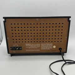 Sony Radio Model ICF-9540W AM/FM 2 Band 6 Transistor Woodgrain Clean Tested