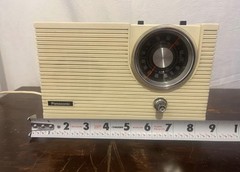 Mid-Century Panasonic Am/Fm Household Radio RE-6192 Off White WORKS Made Japan
