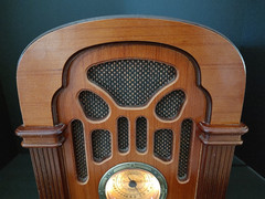 Vtg 1991 Radio Shack AM FM Cassette 14&Prime; Model 12-697 Atwater Kent 1934 Replica