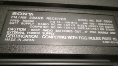 Vintage SONY ICF-2001 FM/AM PLL Synthesized Receiver
