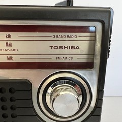 Toshiba Model RP-1530M 3 Band AM FM CB Portable Radio – Works Great – TESTED