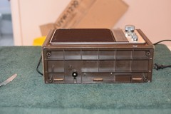 Vintage Sony FM AM Tabletop Radio Wood Grain Model ICF-9740W with OPTION