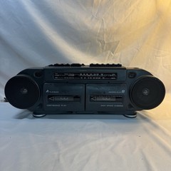 Vtg Lenoxx Sound AM/FM Stereo Radio/Duel Cassette Recorder #CT-743 Working