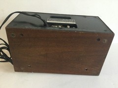 KLH Model Twenty One Table Radio VTG 60s MCM KLOSS Walnut FM Working