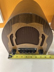 Vintage 1960s Automatic Radio AR IC AM FM Custom Wood Cabinet Works