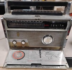 Zenith Trans-Oceanic Royal 1000 Vintage Shortwave Radio Receiver Tested Working