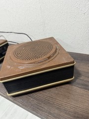VTG Wynford Hall Flip Clock Radio Alarm Stereo Adaptor Model #NSI-1103