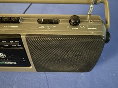 Vintage General Electric Radio Cassette Player AM/FM Tested VIDEO Retro GE