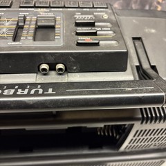 Vintage MAGNAVOX AW-7595/17 Turbo Bass Dual Cassette Boombox Radio TESTED NICE