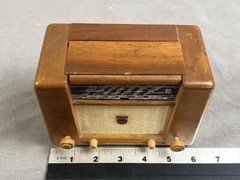 Cigarette Music Box in the Form of a Philips Radio 500A, c. 1950s promo item