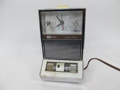 Ideal Solid State Telechron Alarm Clock AM FM Radio Vintage Retro 96057