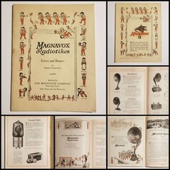 1923 MAGNAVOX Radiotikes Marketing Booklet Published by The Magnavox Company HTF