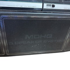 Vtg Magnavox D8300 AM FM Stereo Boombox Radio Dual Cassette Works Sounds Great!