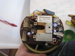 Vintage Space Age Panasonic Panapet AM Radio – Green R-70